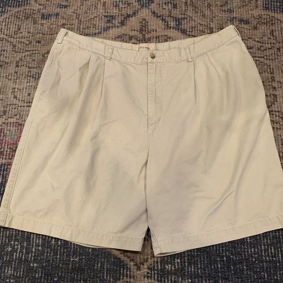 Old Navy Other - Old Navy Men's light tan khaki pleated front classic cotton chino shorts  4